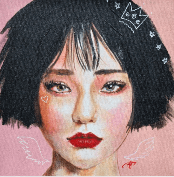 Haelyn Y États-Unis d’Amérique oeuvre rose